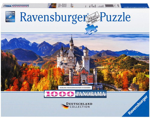 Rompecabezas Ravensburger Castillo Neuschwanstein 1000 Piezas