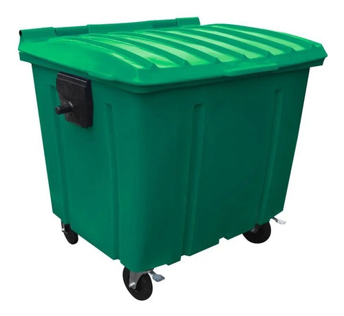 Container De Lixo 1000 Litros Sem Pedal Com Rodas