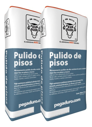 Pulido De Pisos Pegaduro - Kit De 2 Bultos