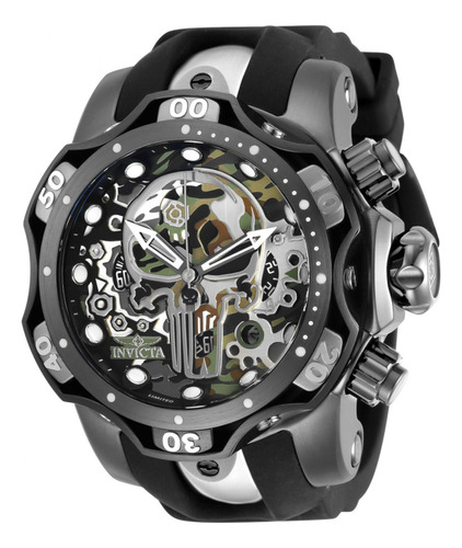 Reloj Para Men Invicta Marvel 30630 Black, Steel