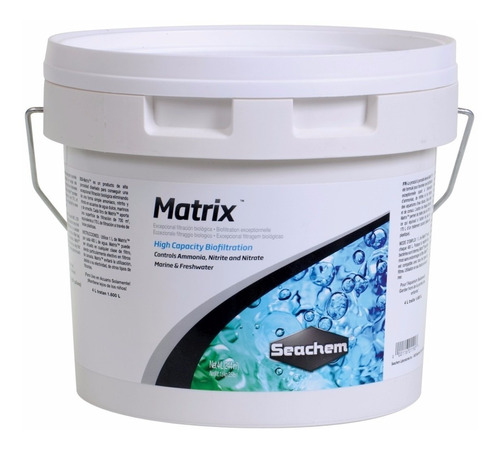 Seachem Matrix Filtracion Biologica Para Acuarios, 4 Litros