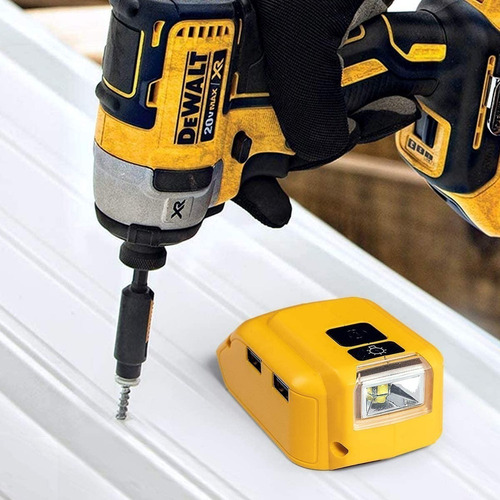 Su Adaptador Usb Y Linterna Led For Bateria Dcb090 Dewalt
