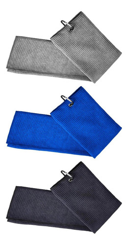 3x Comfort Clip Golf Towel Pattern De