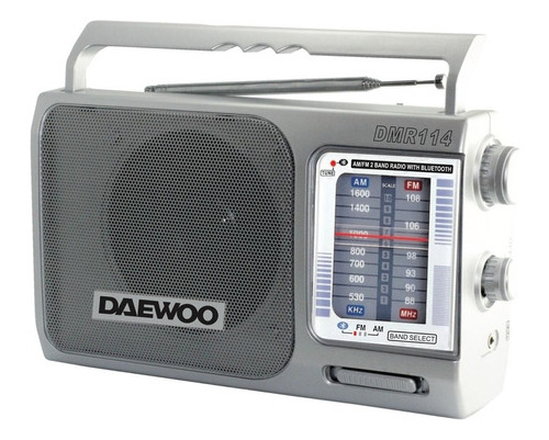 Radio Dual Am/fm Con Bluetooth Daewoo 220 V O Pilas Mm