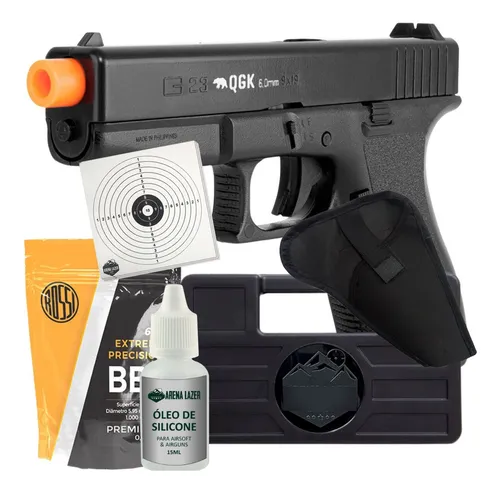 comprar Airsoft Spring Mola S23 Bbs Coldre Óleo Maleta Alvos
