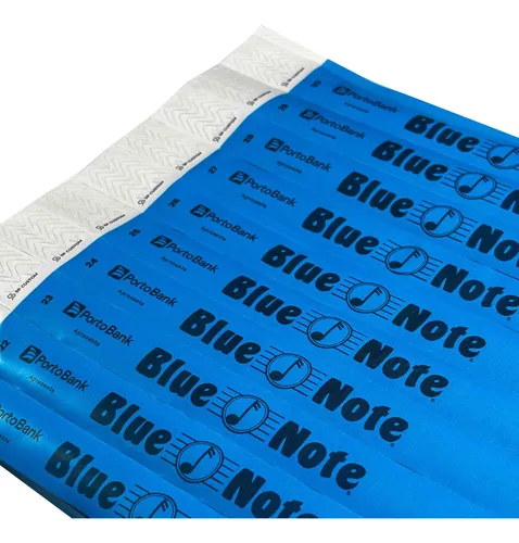 Kit 1000 Pulseiras Personalizadas Identificação - Slim Laser SP CUSTOM