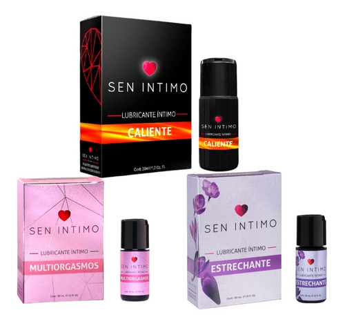 Combo De Lubricante Caliente + Multiorgasmos + Estrechante