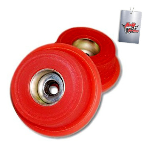 Imagem 2 de 3 de Par Batente Coxim Superior Amortecedor Vw Gol-g2-g3-g4 Bola