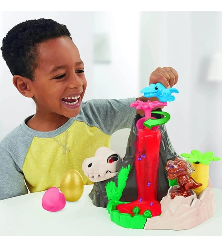 Play-doh Dino Isla Del Volcan, Dino Isla De Lava