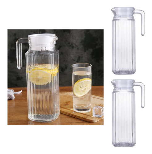 Jarra De Agua De 2 Piezas Jarra De Frascos De De 1100 Ml