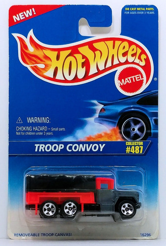 Hot Wheels Camion De Tropa Troop Convoy Militar Solo Envios