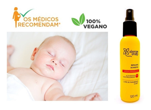 Icaridina Repelente Hipoalergênico Vegano Alergoshop