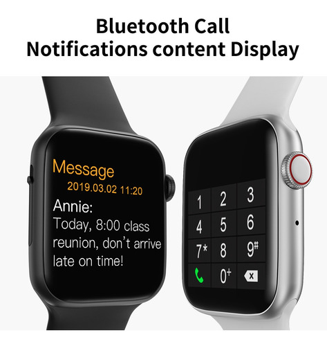 Iwo 8 Pro Lite Relógio Smartwatch 44mm Ios Android + Brinde