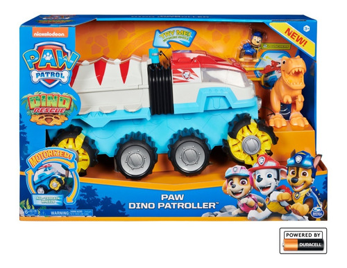 Carro Paw Patrol Dino Rescue Patroller Rescate Chase T Rex 