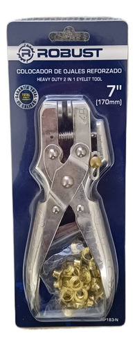 Pinza Colocador De Ojales Reforzada 7 Robust