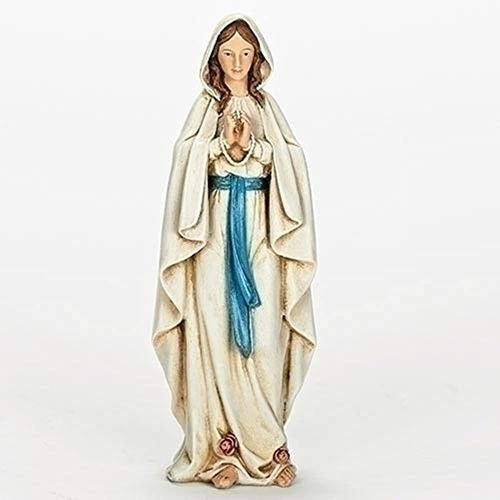 Nuestra Señora De Lourdes Santa Virgen María Estatua Figura