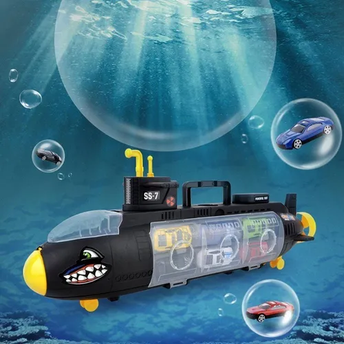 Submarino Tiburon Transportador De Autos Coleccion Nuevo
