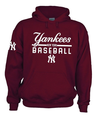 Sudadera Capucha Yanquis Yankees Nueva York Mlb Mod. K Msi