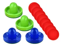 Comprar Empujadores Y Discos De Air Hockey, Accesorios Azul Y Verde