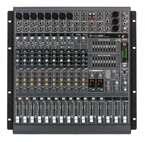 Mackie Ppm1012 Consola Potenciada 1600 Watts 12 Canales