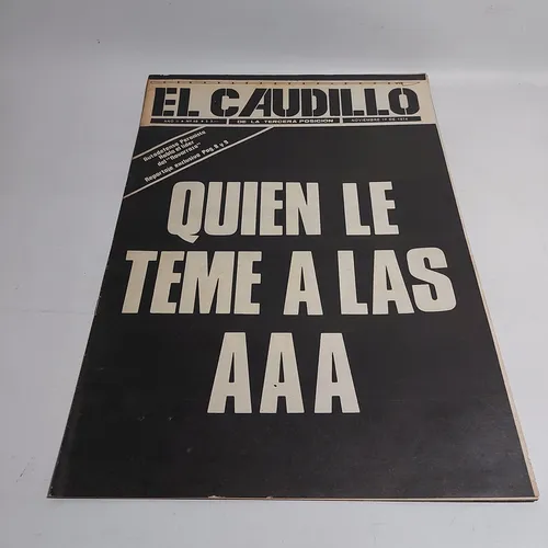 Triple A Revista El Caudillo 1974. Ian1848