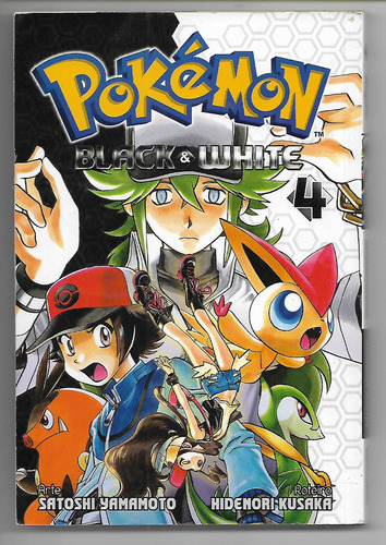 Mangá Pokemon Black & White 4 - Editora Panini