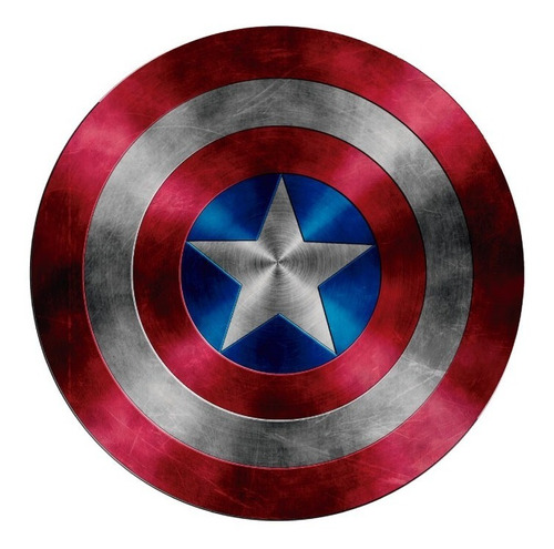 Decoración Cuarto Escudo Capitan America Avengers 55x55