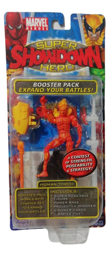 Marvel Legends Showdown Booster Pack Toy Biz Human Torch '05