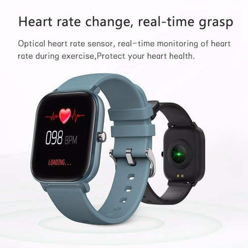 Smartwatch Deportivo Monitoreo Salud Ritmo Cardíaco