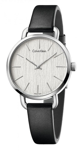 Reloj Calvin Klein  Para Mujer K7b231c6 Negro