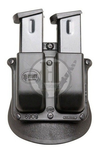 Porta Cargador Doble 9mm Fobus 6909 Made In Israel Rigido