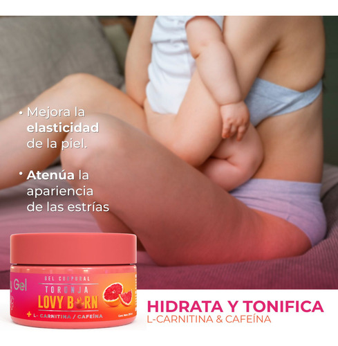 Lovy Care Smart Vit Dúo Prenatal Suplemento con Ácido Fólico 30 Cápsulas + Gel Reafirmante de Toronja 250 ml Multivitamínico para Maternidad y Cuidado de la Piel