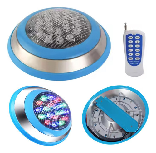 Lampara Led Sumergible Piscina Rgb 18w Ip68 1 Año Garantia 