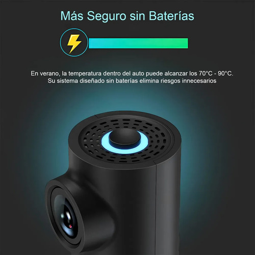 Camara Auto 1920x1080p Dash Cam 2k Seguridad Audio Video Hd