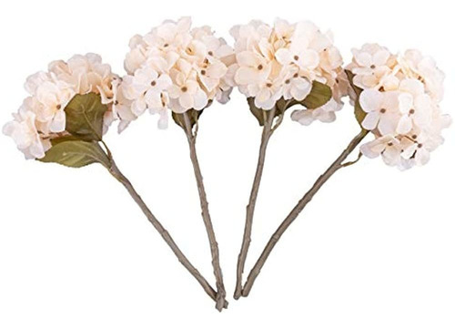 Kahaul Flores Artificiales Flores De Hortensia De Seda Con T