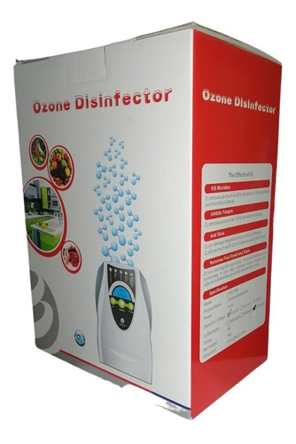 Generador De Ozono, Para Aire Y Agua 800mg 