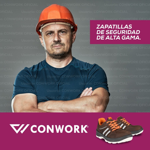 Imagen 9 de 9 de Zapatilla De Seguridad Calzado Conwork Puntera De Aluminio