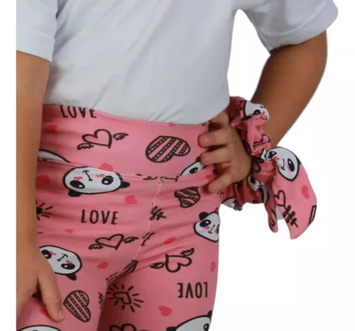 Legging Infantil Feminina em Cotton 2 e 3 Anos