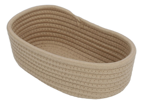 Cesta Organizadora Weaving Rope Para Aperitivos Tejidos En C