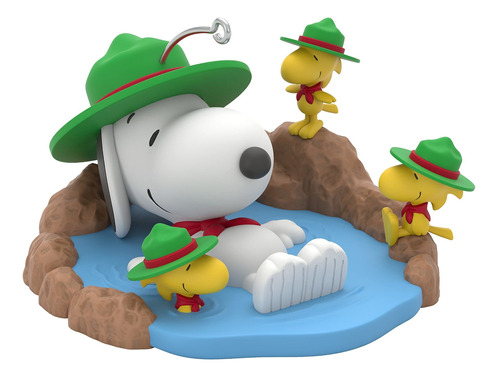 Keepsake Adorno Navidad The Peanuts Gang Taking Dip Snoopy