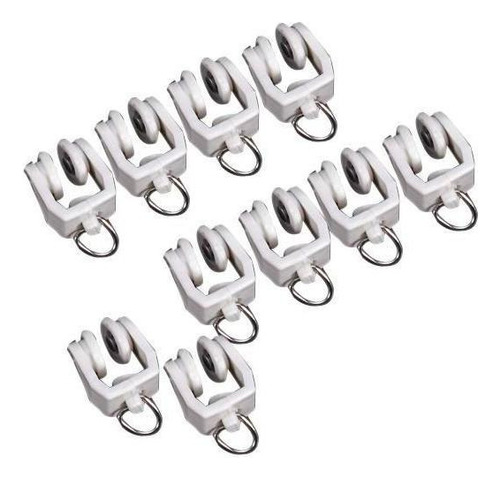 . 20pcs Baño Ducha Ventana Cortina Carril De Riel Corredores