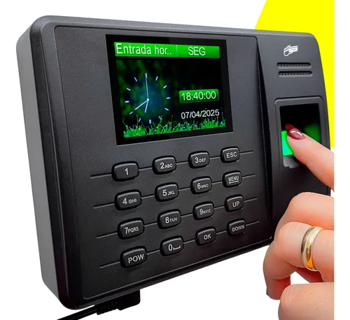 comprar Máquina Ponto Relógio Biométrico Digital Eletrônico Empresa