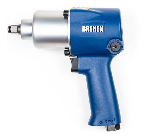  Bremen  5921 Llave Pistola Impacto 1/2  Neumática Industrial Color Azul