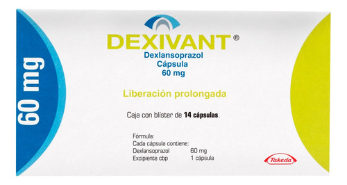 Dexivant Liberación Retardada 60 Mg 14 Cápsulas