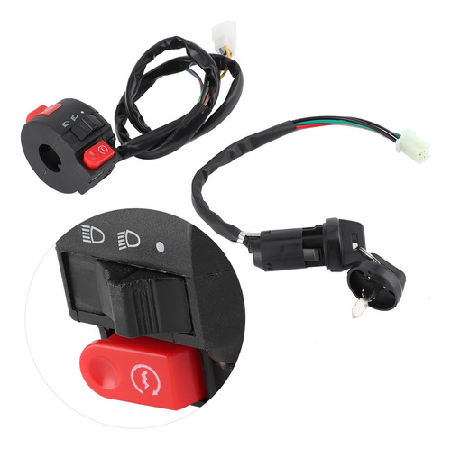 Botón De Apagado Del Manillar Con Interruptor De Encendido Y