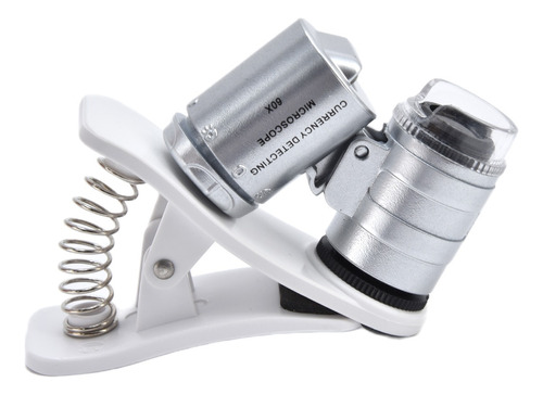 Microscopio Para Teléfono Celular Con Lupa Led De 60x