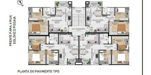 Imagem 8 de 10 de Apartamento Para Venda Em São José Dos Pinhais, Parque Da Fonte, 2 Dormitórios, 1 Banheiro, 1 Vaga - 102_2-1233082