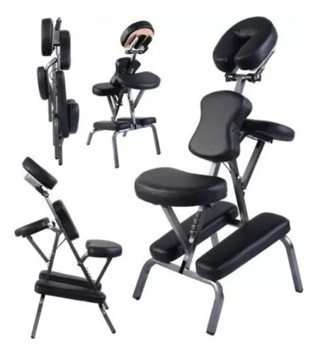 Cadeira Massagem Dobrável Portátil Com Bolsa Quick Massage
