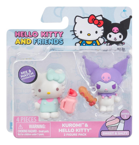 2 Bonecas Kuromi E Hello Kitty - Hello Kitty E Amigos