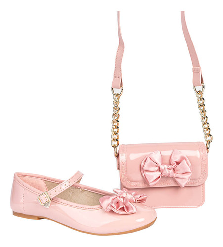 Ballerinas Vestir Molekinha 2555-215 Rosado